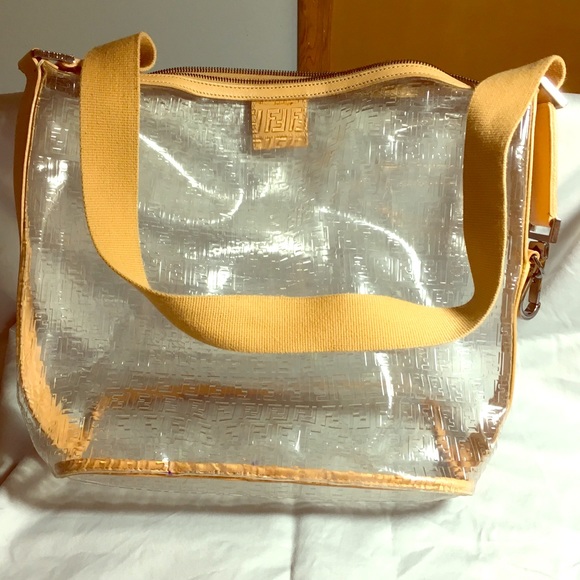 clear fendi purse